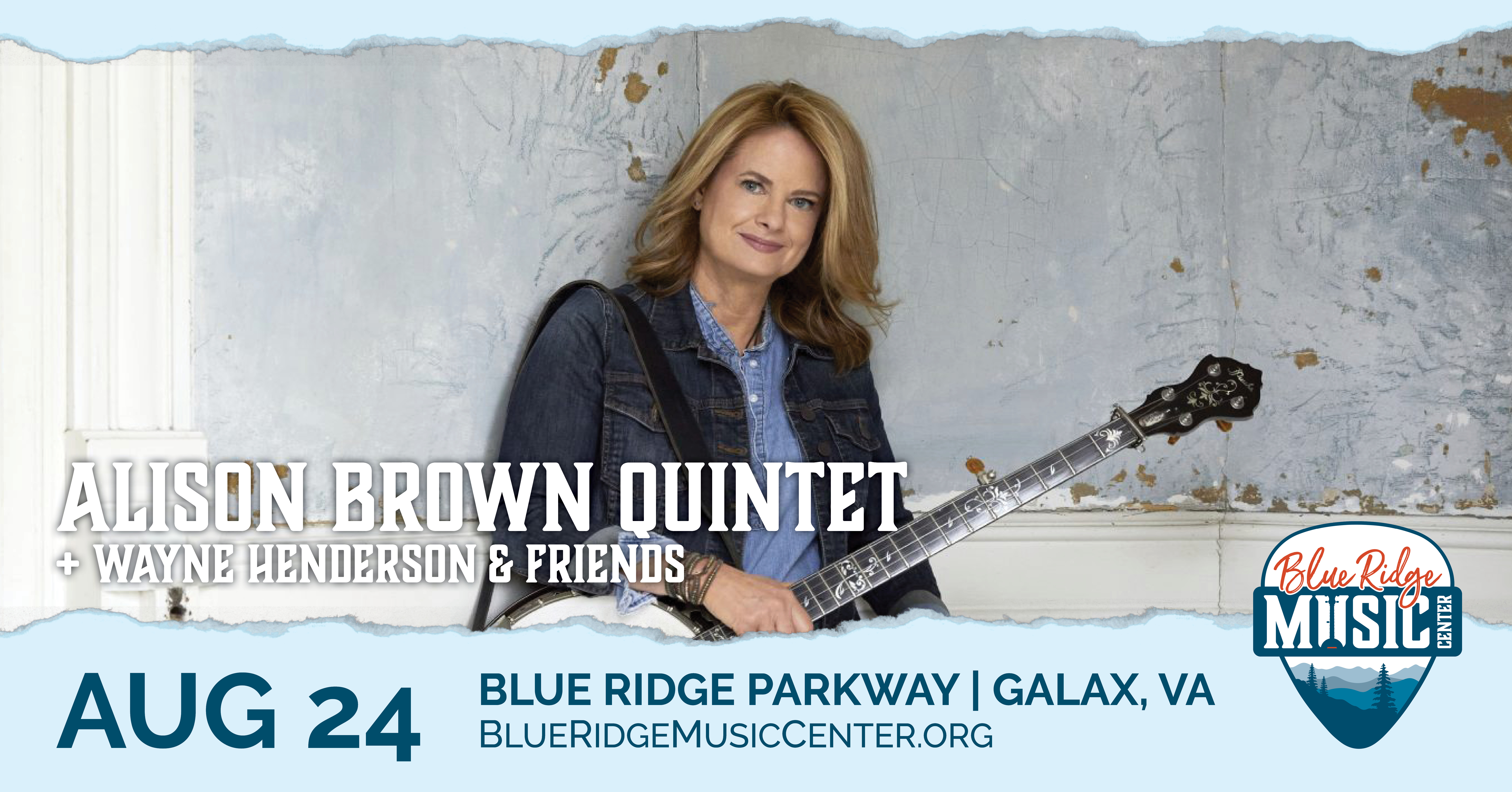 Alison Brown Quintet performing with Wayne Henderson & Friends at the Blue Ridge Music Center