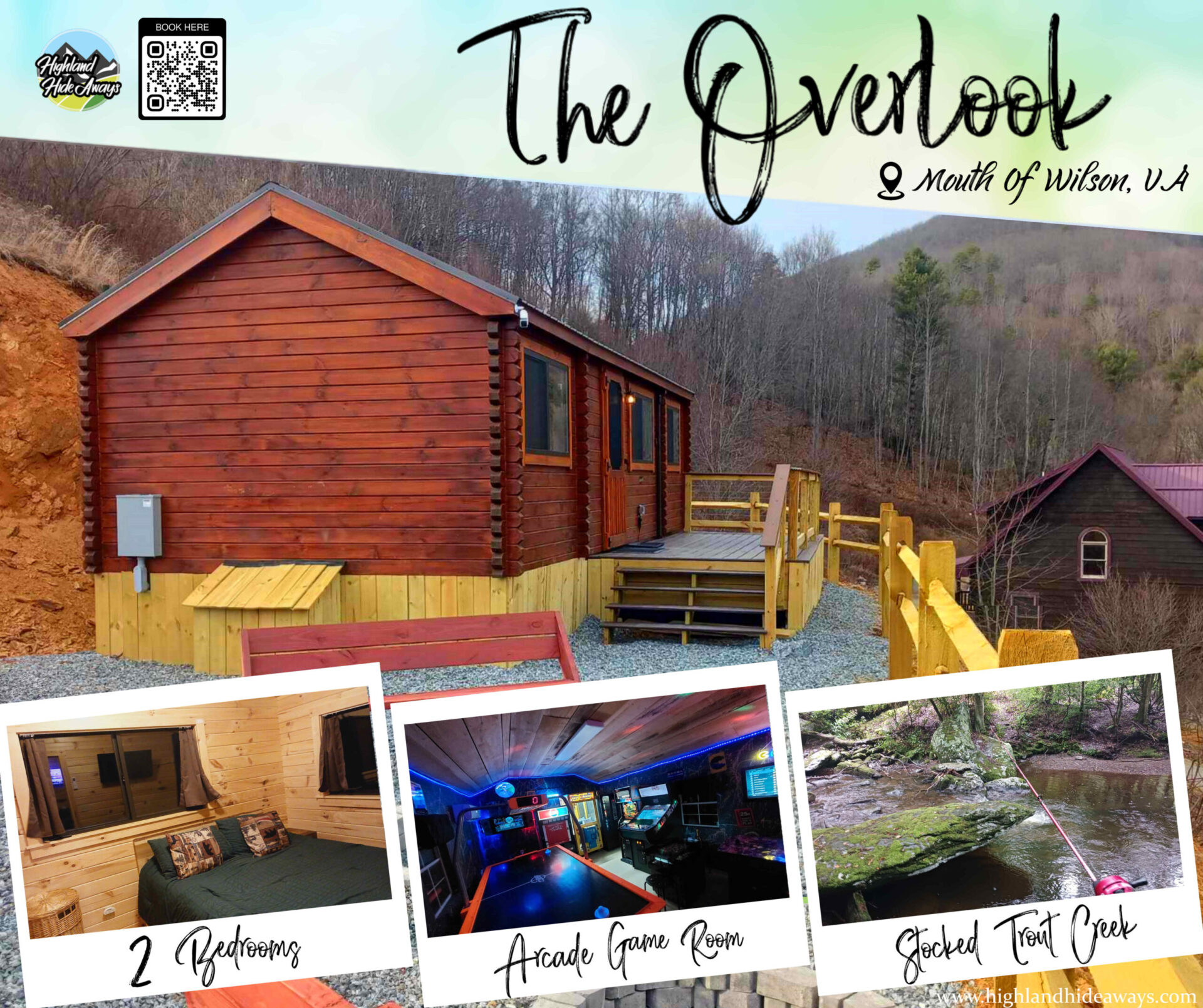 Highland Hideaways – The Overlook Cabin