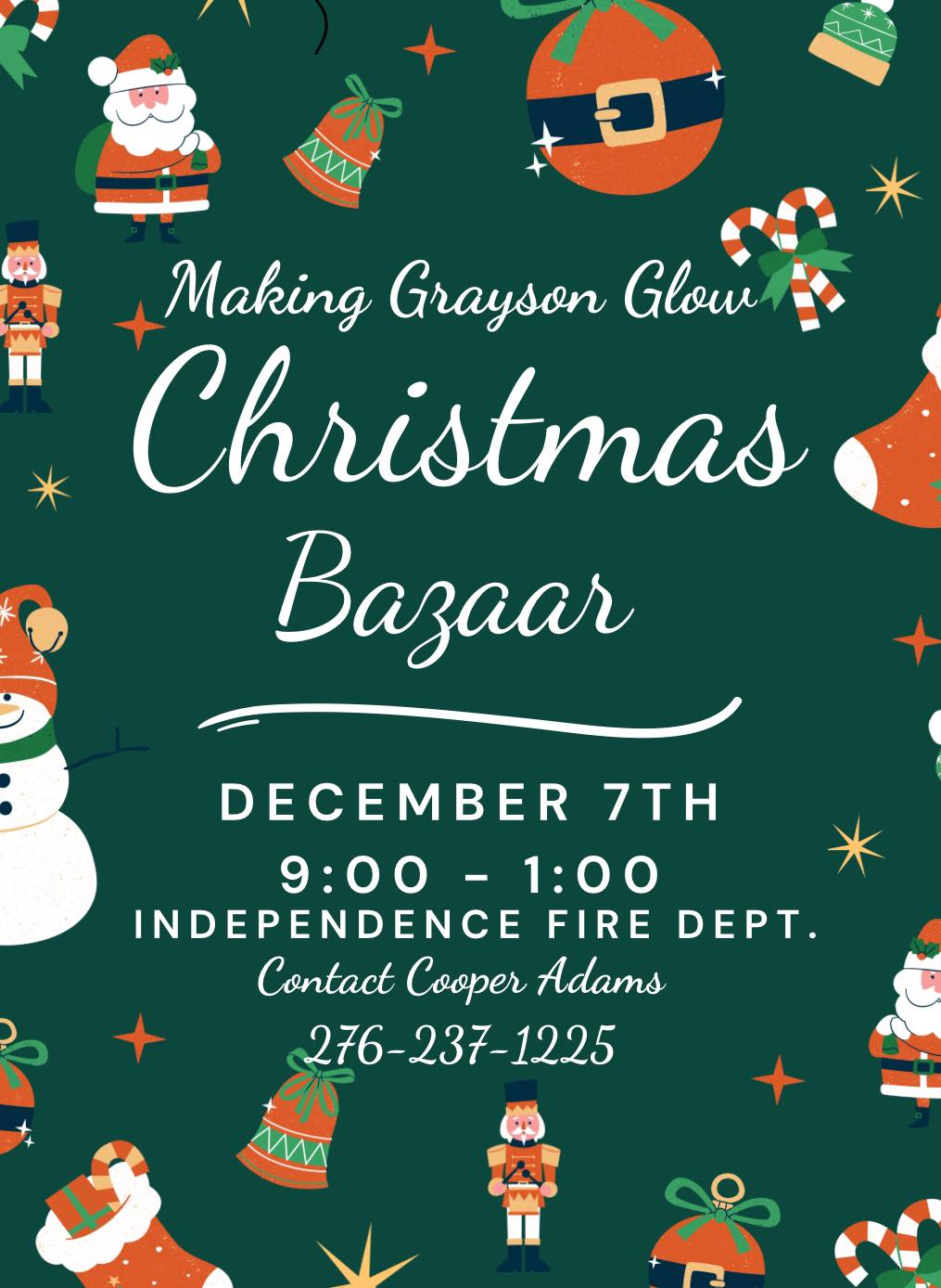 Making Grayson Glow Indoor Christmas Bazaar Visit Grayson County Virginia