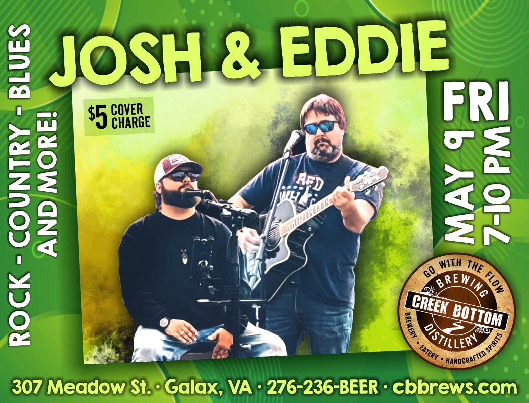 Josh & Eddie Onstage w/ Rock, Country & Blues