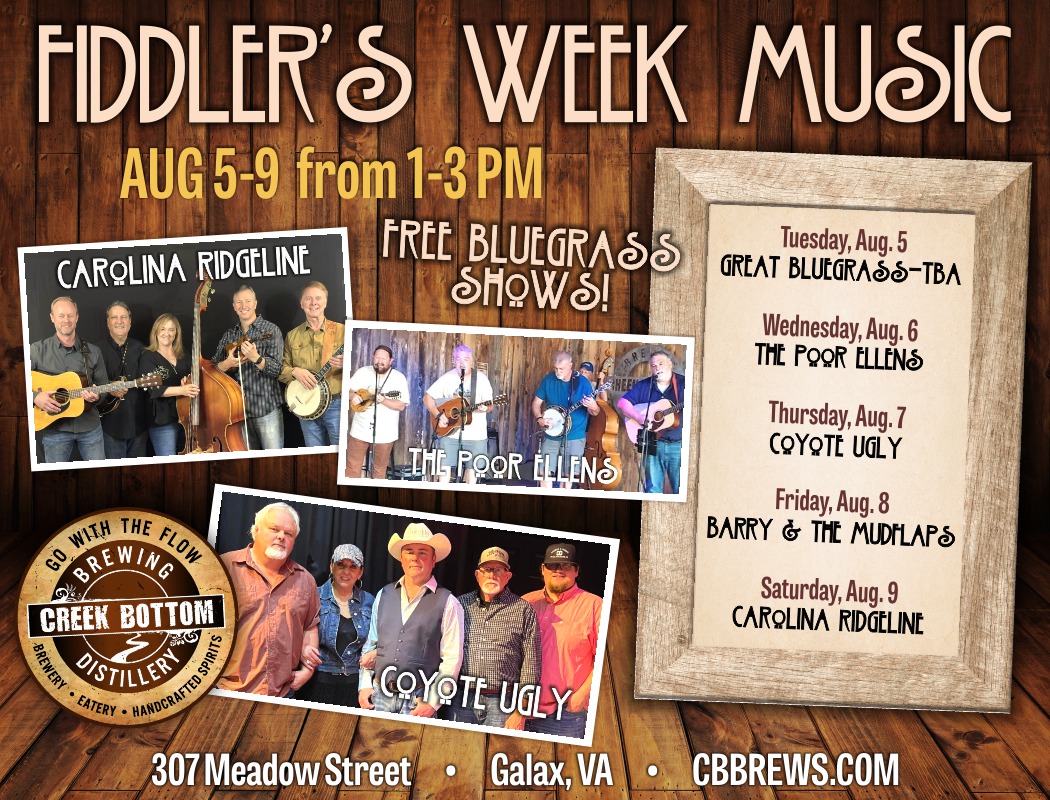 Fiddler’s Week Bluegrass at The Bottom