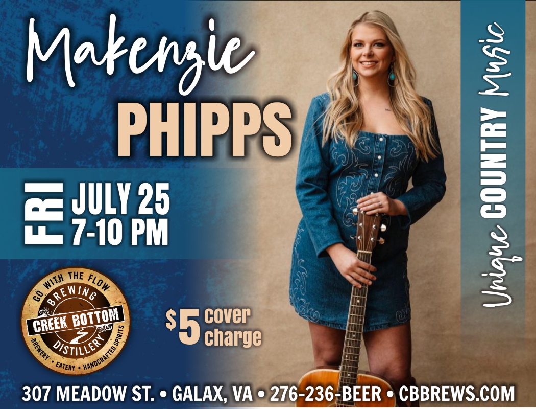 Makenzie Phipps – Unique Country Sounds Live at CBB!
