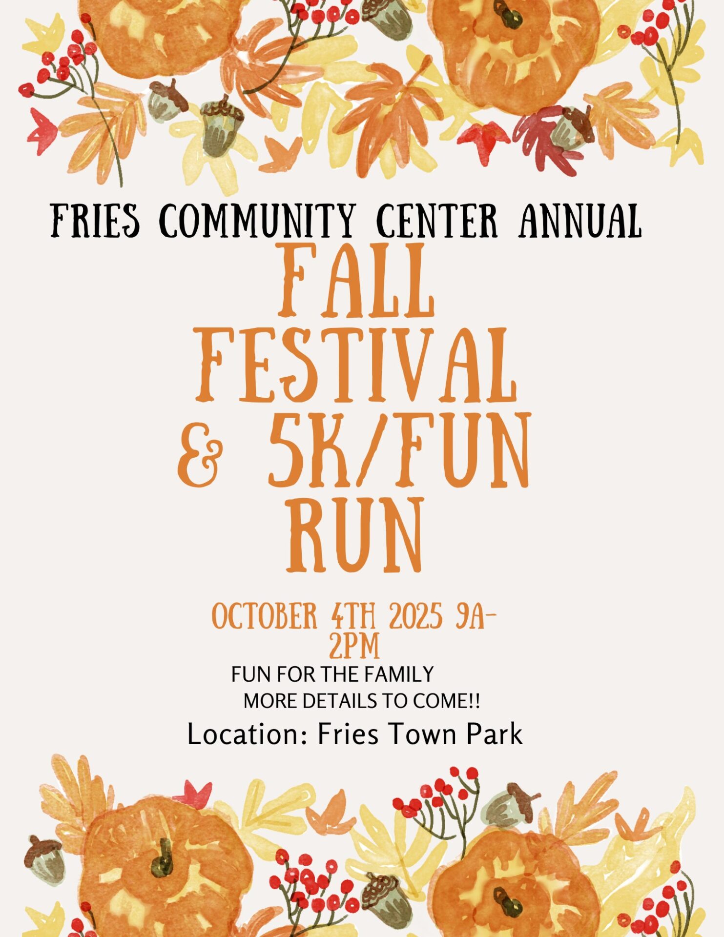 Fries Fall Festival & 5K/Fun Run