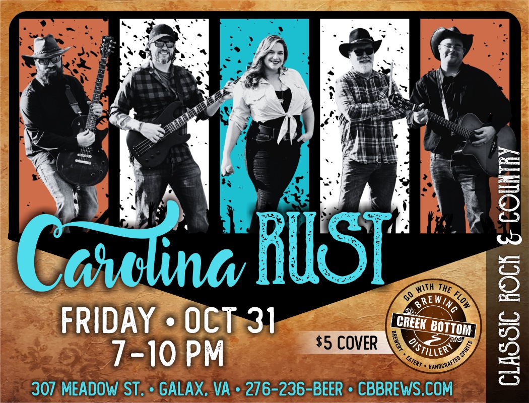 Carolina Rust Live- Classic Rock & Country!