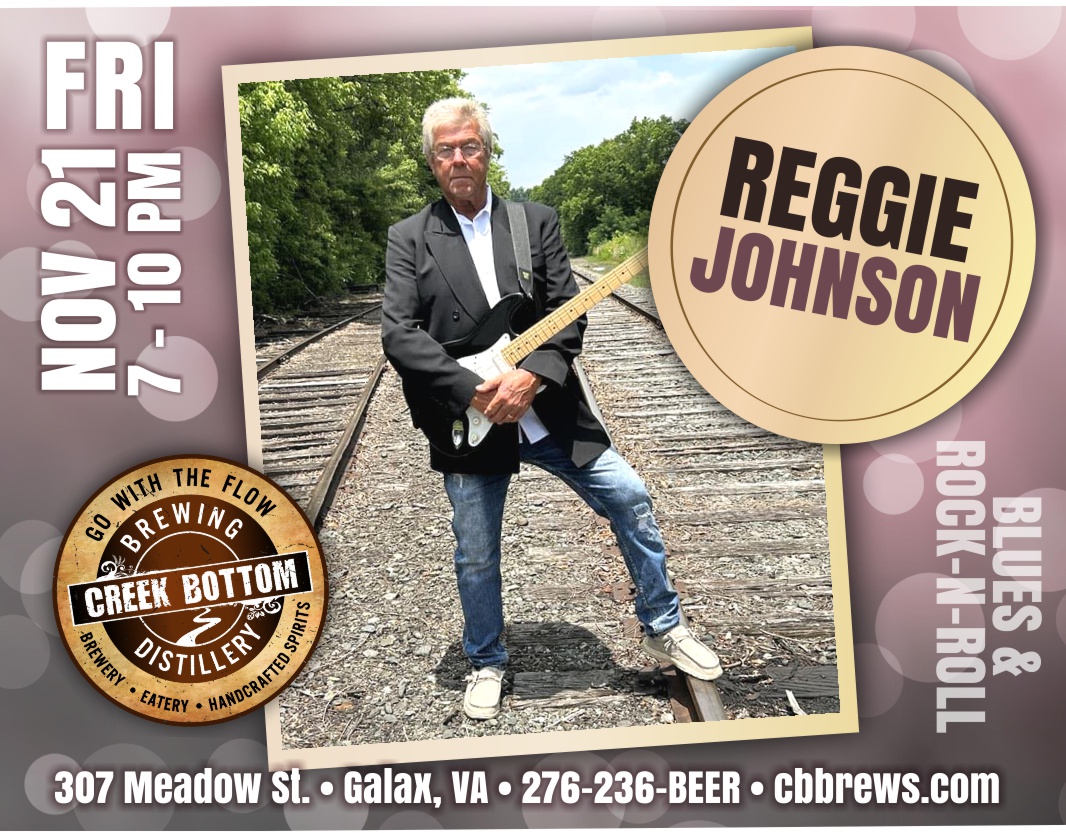 Reggie Johnson Onstage at Creek Bottom!