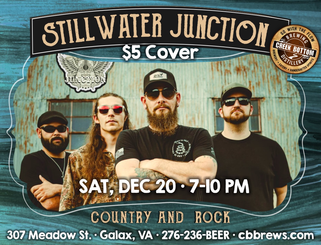 Stillwater Junction Onstage for the Holidays at CBB!