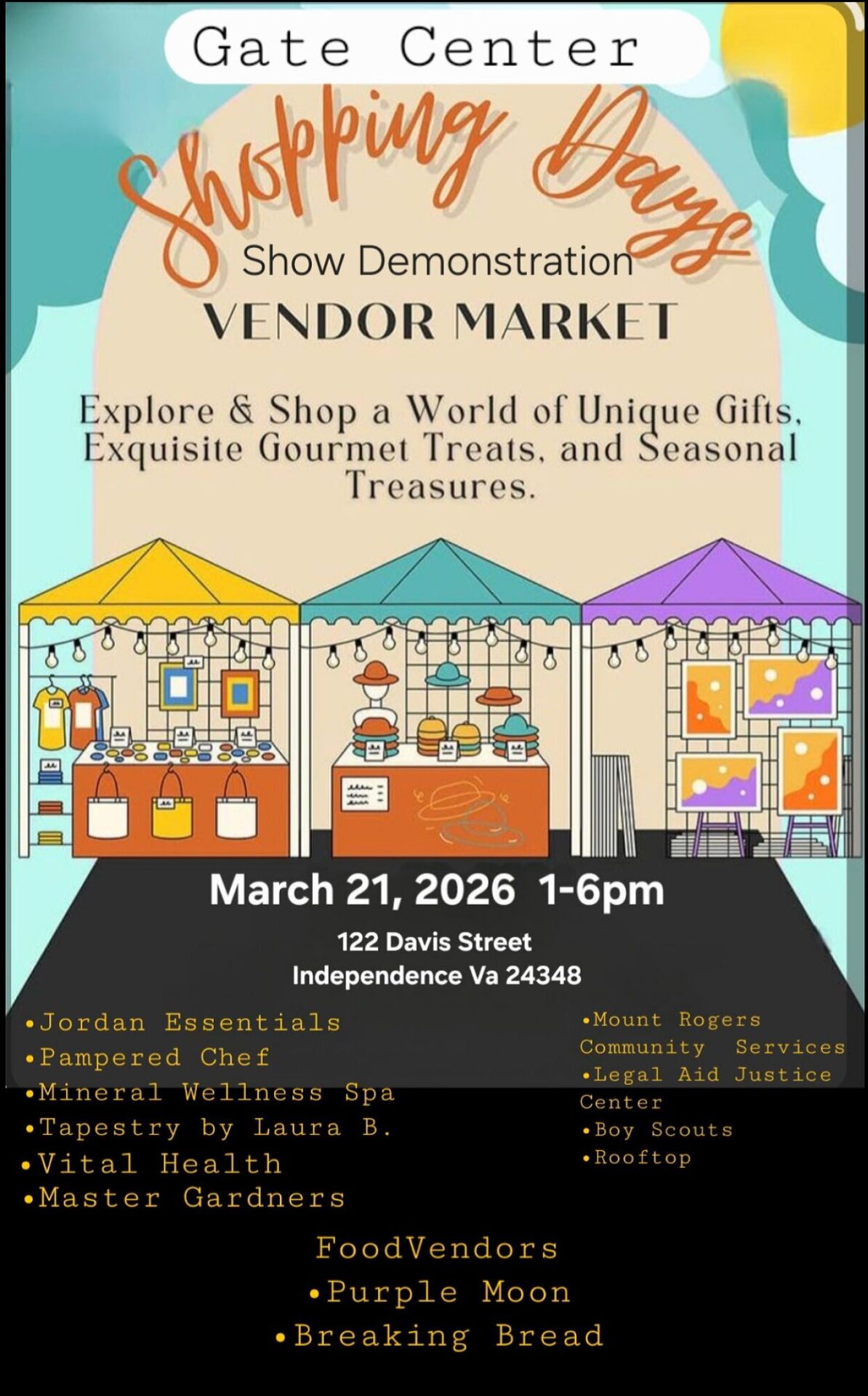 GATE Center Vendor Market