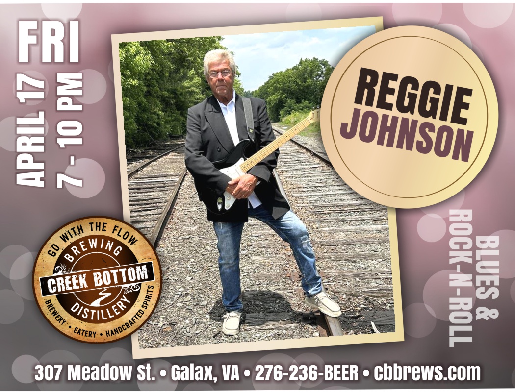 Reggie Johnson Onstage at Creek Bottom!